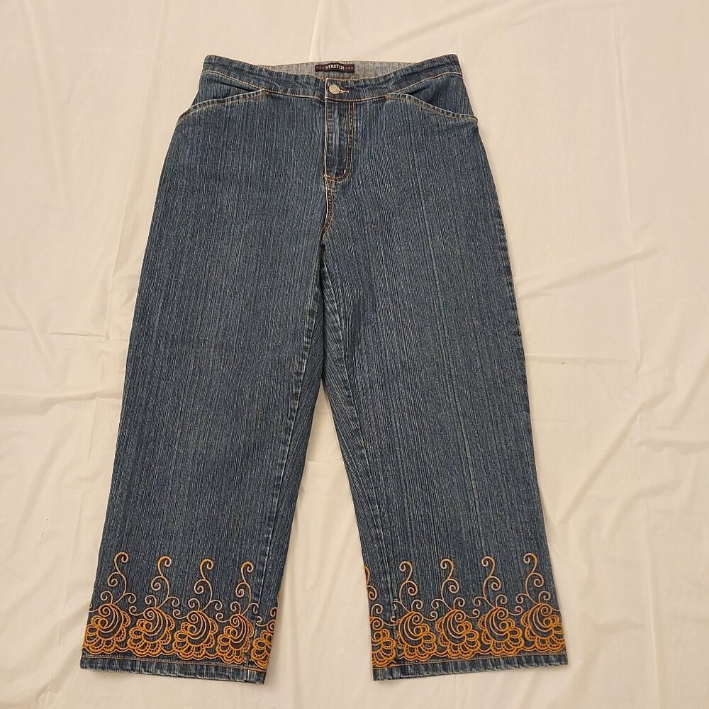 Bill Blass Jeanswear Women's Stretch Blue Jeans - Size 8